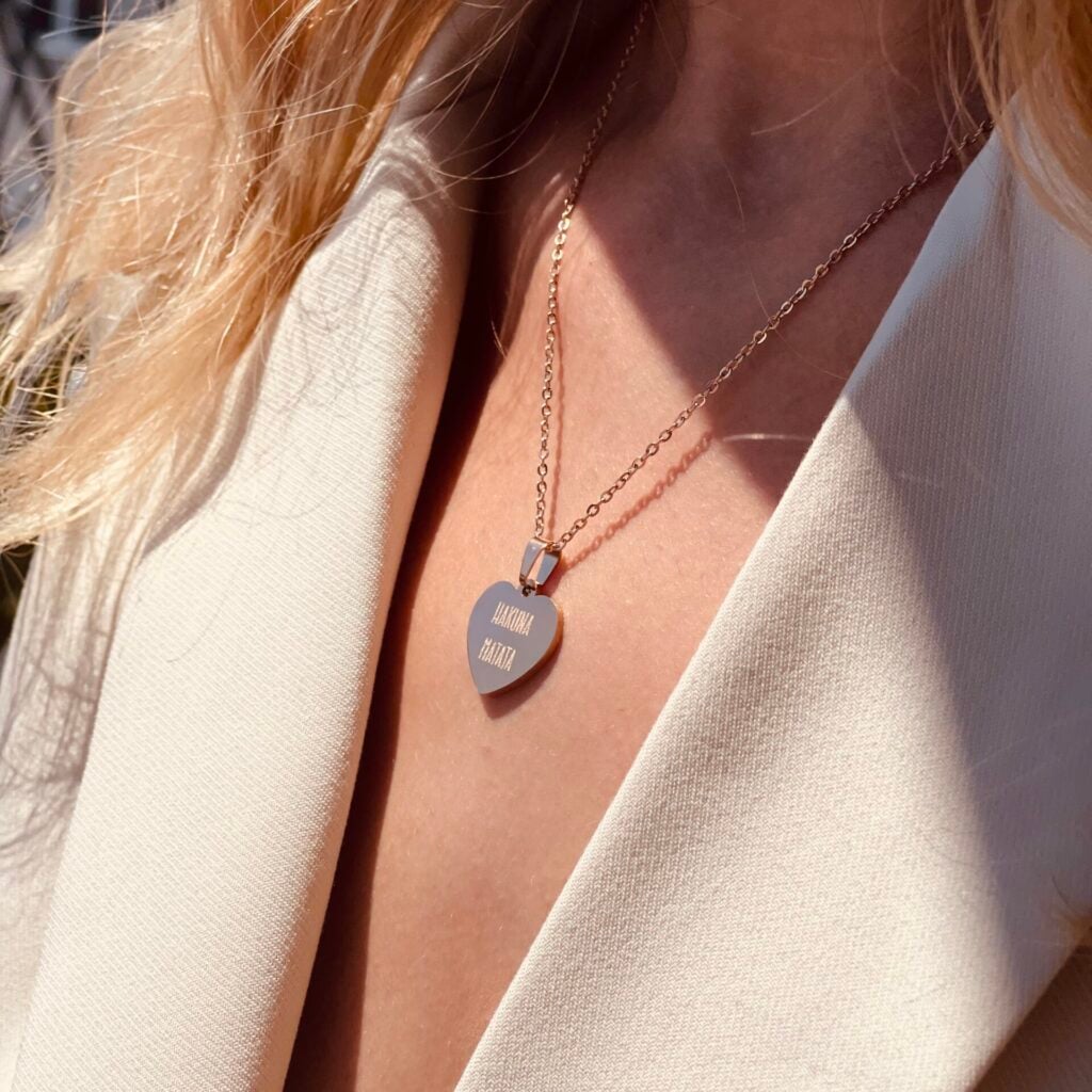 Necklace – heart pendant